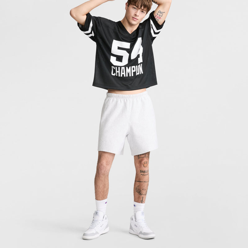 Yearbook Mesh Football Tee, V-neck