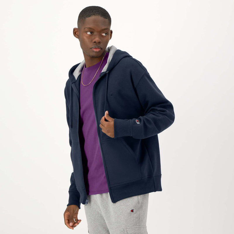 Powerblend Full-Zip Hoodie, C Logo