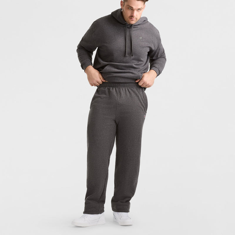 Powerblend Sweatpants, Open Hem, C Logo - Big & Tall