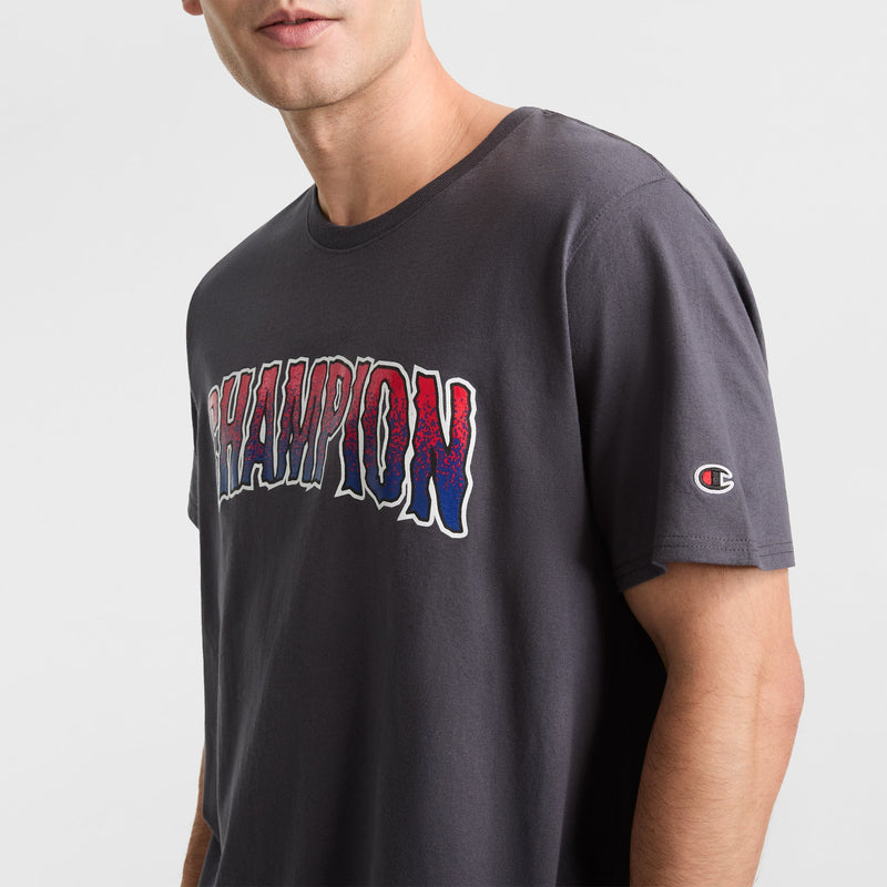 Classic Graphic T-Shirt, Wavy Fade