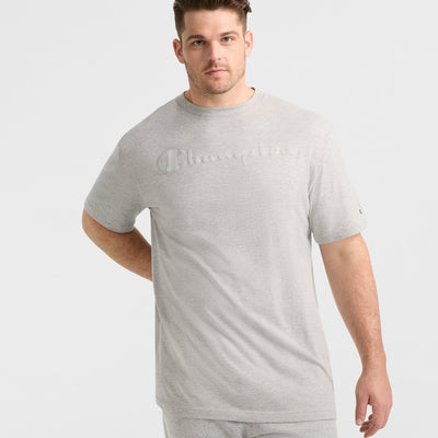 Classic Graphic T-Shirt, Tonal Script Logo - Big & Tall