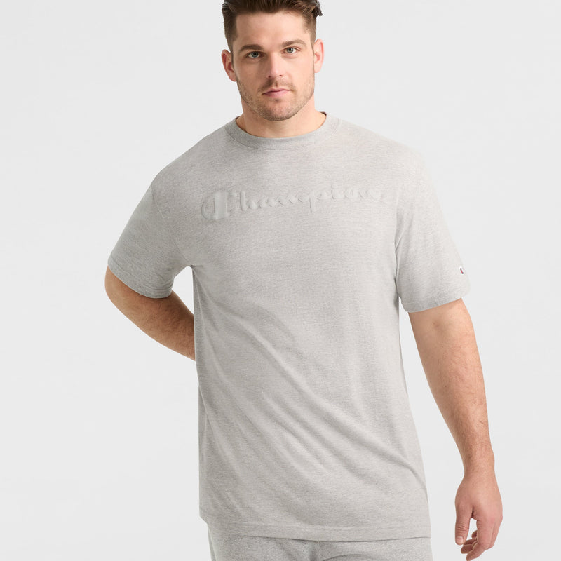 Classic Graphic T-Shirt, Tonal Script Logo - Big & Tall