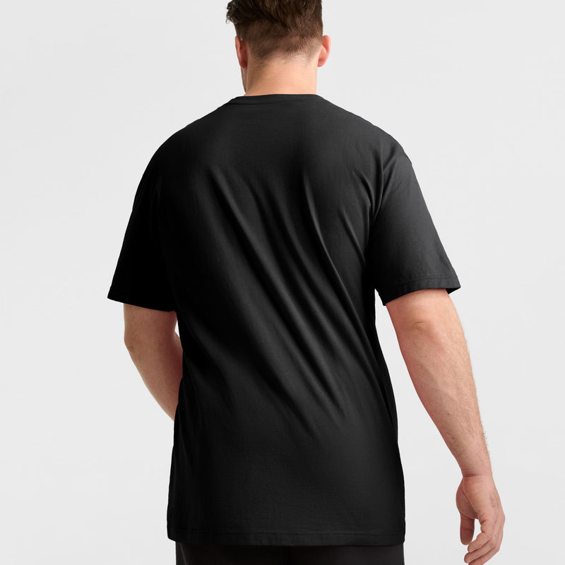 Classic Graphic T-Shirt, Tonal Script Logo - Big & Tall
