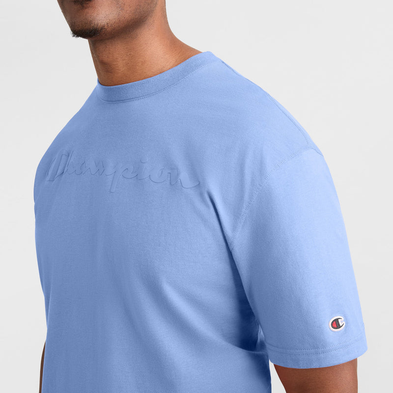 Classic Graphic T-Shirt, Tonal Script Logo - Big & Tall