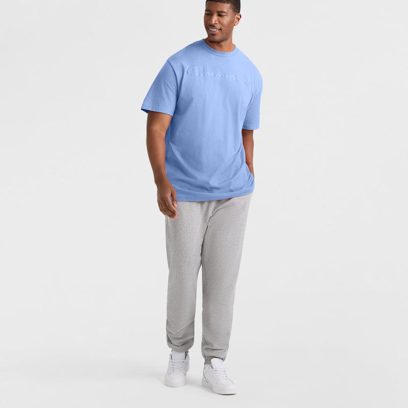 Classic Graphic T-Shirt, Tonal Script Logo - Big & Tall