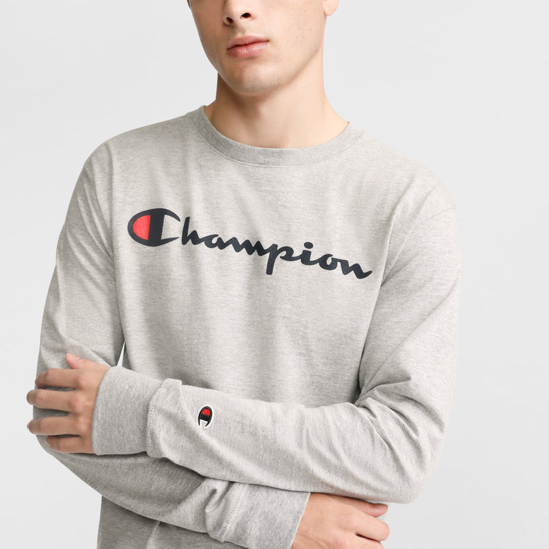 Classic Graphic Long-Sleeve T-Shirt, Script Logo