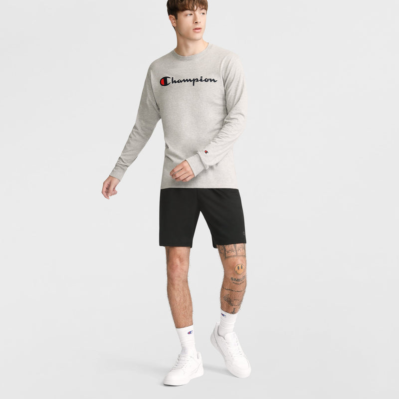Classic Graphic Long-Sleeve T-Shirt, Script Logo