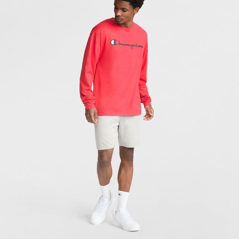 Classic Graphic Long-Sleeve T-Shirt, Script Logo