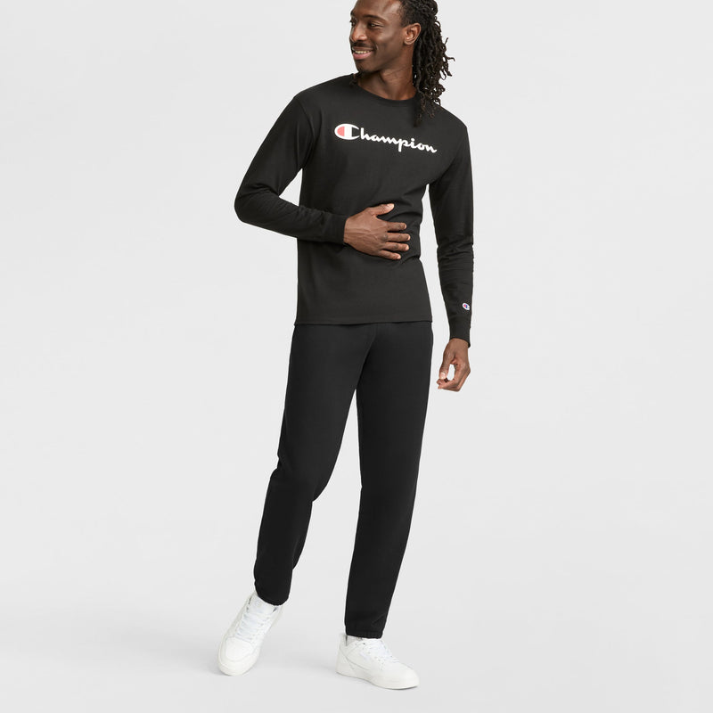 Classic Graphic Long-Sleeve T-Shirt, Script Logo