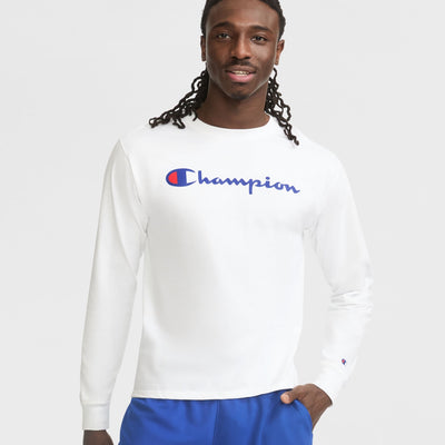 Classic Graphic Long-Sleeve T-Shirt, Script Logo