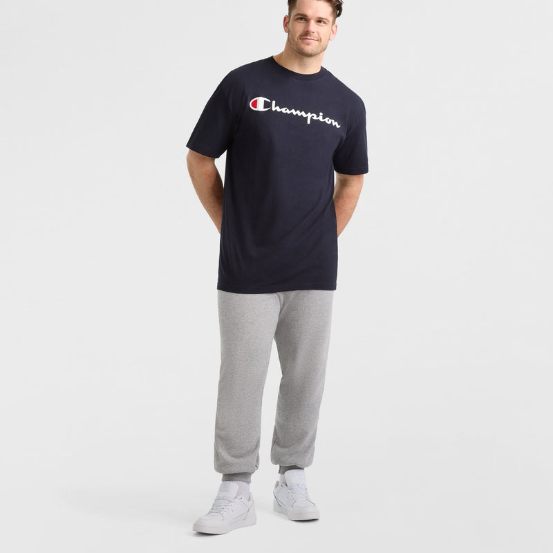 Classic Graphic T-Shirt, Script Logo - Big & Tall