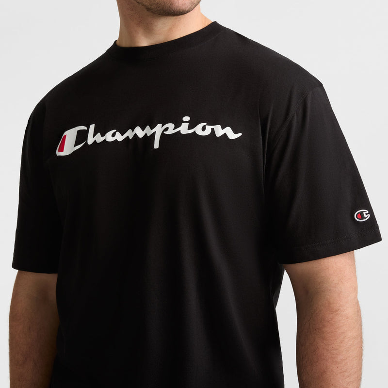 Classic Graphic T-Shirt, Script Logo - Big & Tall
