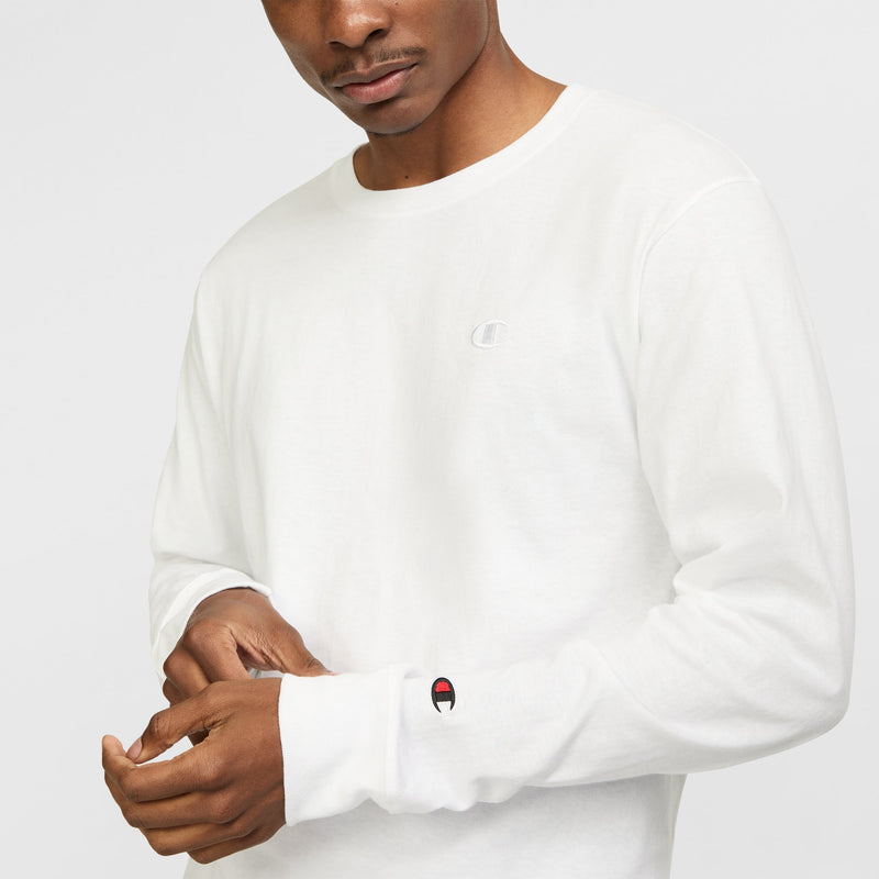 Classic Long Sleeve T-Shirt, Embroidered C Logo