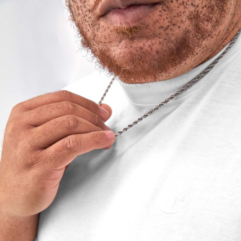 Classic Long-Sleeve T-Shirt, Embroidered C Logo - Big & Tall